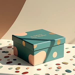 Custom printed two piece boxes