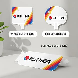 Easy-peel kiss cut sticker sheet
